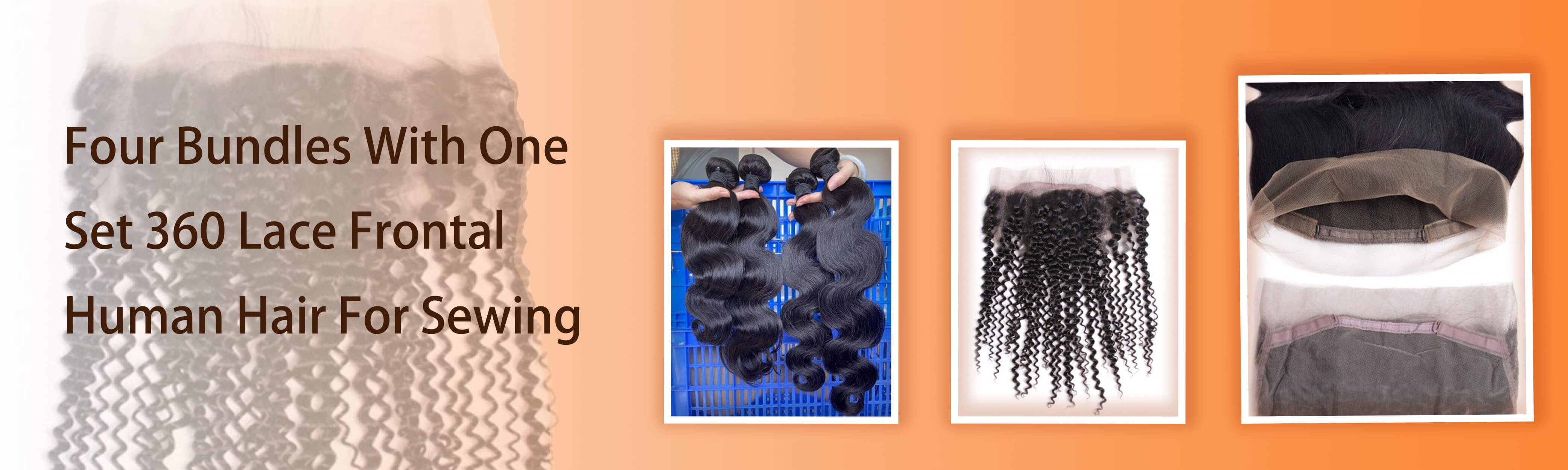 Four Bundles With 360 Lace Frontal Four Bundles With 360 Lace Frontal