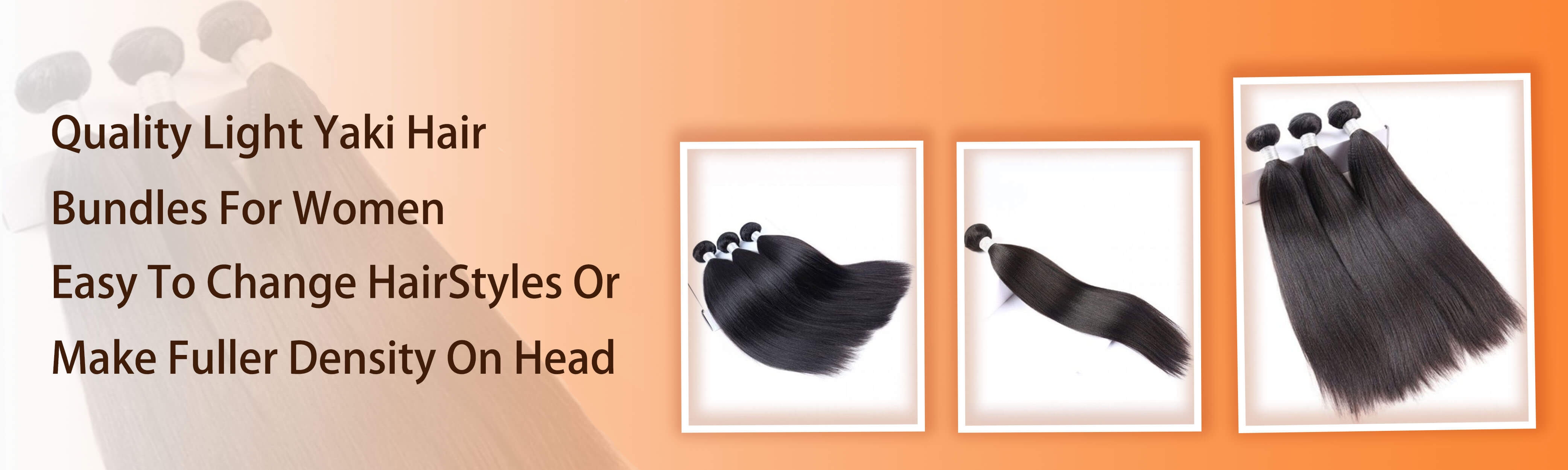 Yaki Straight Hair Bundles