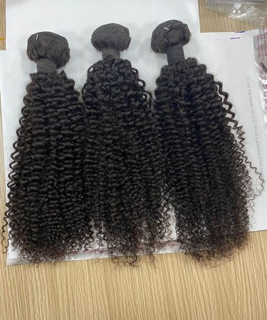 Afro Kinky Curly Bohemian Virgin Hair Bundles Human Hair 3Pics For Women