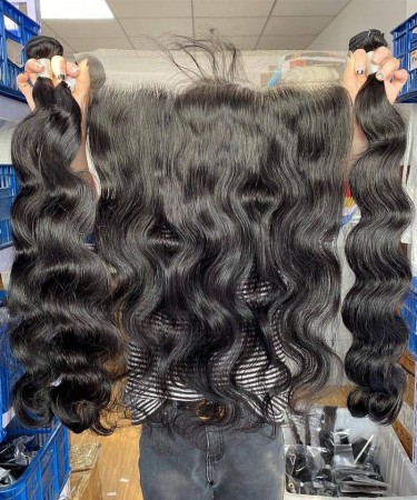 Body Wave Lace Frontal Closures With Bundles