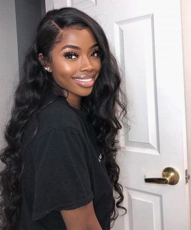 Good 13x6 HD Lace Wig Body Wave Invisible Knots For Sale 