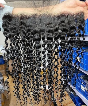 Kinky Curly 13x6 Lace Frontal Closure 10-20 Inches