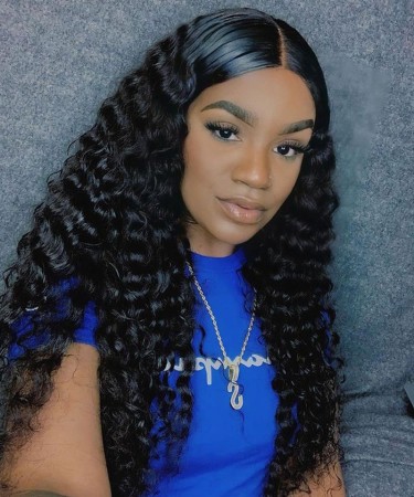 Good Deep Wave 250% Density 13X6 Lace Front Wigs 