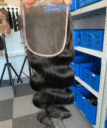 Body Wave HD Lace 5x5 Lace Closure Human Hair Pre Plucked 