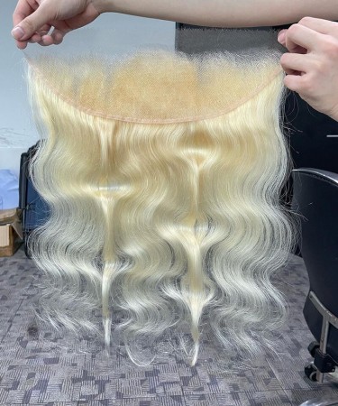 613 Blonde Color Body Wave 13x2 Lace Frontal Closure 