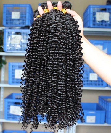 Kinky Curly Malaysian Virgin Hair Bundles At Cheap Prices 