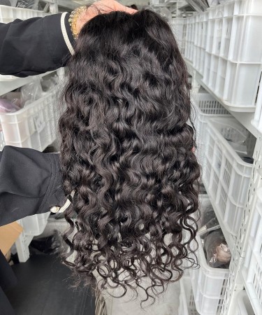 Loose Curly Invisible Knots HD Lace Full Lace Wigs For Sale 