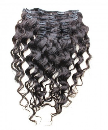Loose Wave Clip in Human Hair Extensions 120g/7pcs