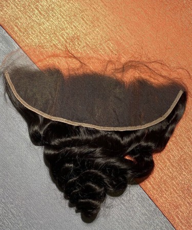 Loose Wavy 13X4 Lace Frontal Closure Pre Plucked With Baby Hair 10-20 Inches