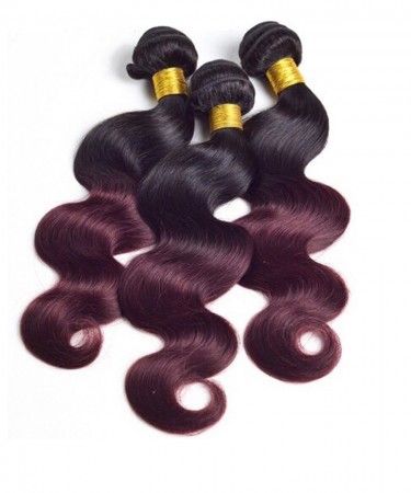 1B/99J Dark Color Body Wave Brazilian Virgin Hair 