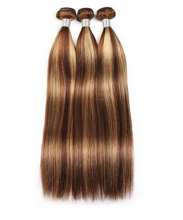 Piano Color Straight Brazilian Virgin Hair 