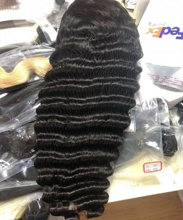 Deep Wave 300% High Density 13X6 Lace Frontal Wigs