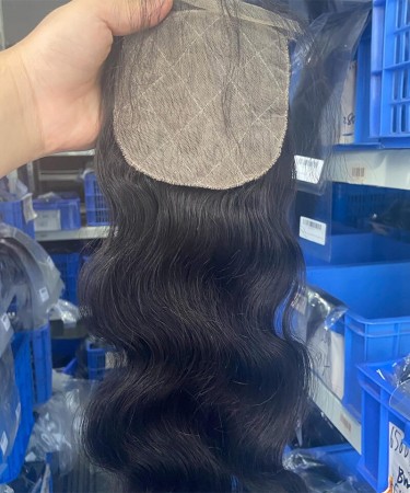 Brazilian Body Wave Silk Base Lace Closure 10-24 Inches