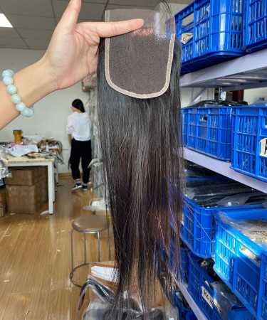 Straight Human Hair HD 4x4 Lace Closure 10-20 Inches 