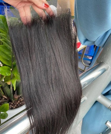 Straight 7x7 Lace Closure Human Hair With Baby Hair