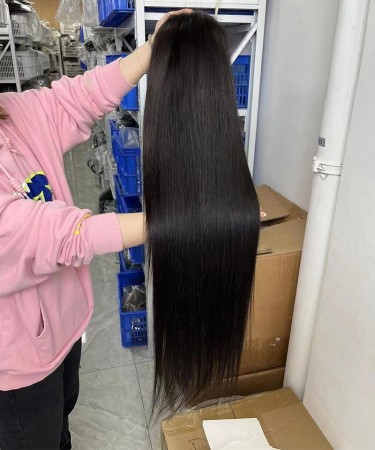 Straight Full Lace Human Hair Wigs For Black Women For Sale