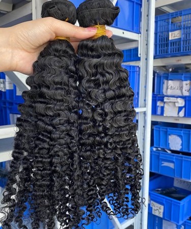Mongolian 3B 3C Kinky Curly Virgin Hair Bundle Deal 8-32 Inches