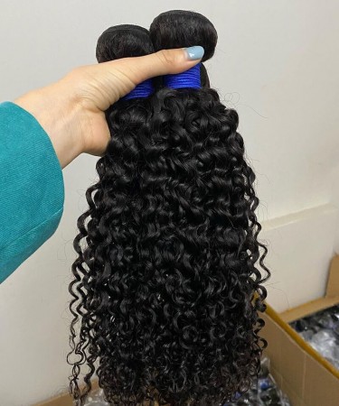 Loose Curly Eurasian Virgin Hair 8-30 Inches 3 Pieces