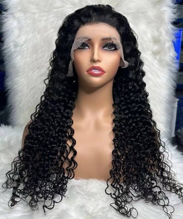 Silk Base Full Lace Wigs Deep Curly Wave 130% Density 8-30 Inches 