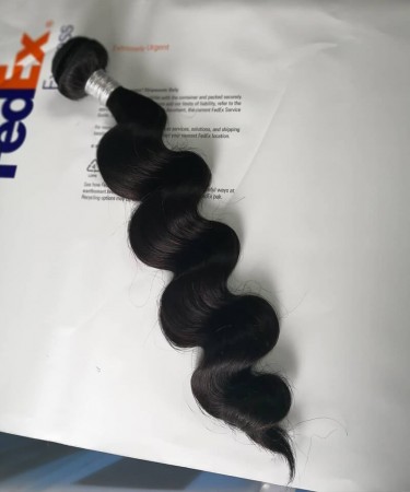 Loose Wave Brazilian Virgin Hair One Bundle To Text Quality