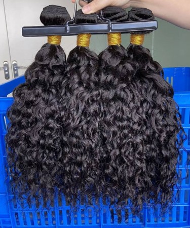 Good Quality Peruvian Water Wave Human Hair Bundles 