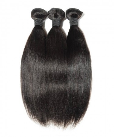 Peruvian Yaki Straight Human Hair Weave Bundle