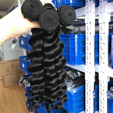 Loose Wave Brazilian Virgin Hair Bundles For Sale 10-30 inches