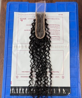 Burmese Curly Human Hair 2x6 HD Lace Closure