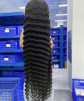 Hd Lace Front Wigs Deep Wave 150% Density Human Hair