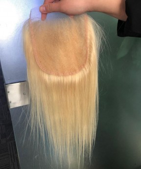 Straight 613 Color 7x7 Lace Closure Human Hair 8-20 Inches