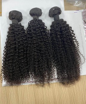 Afro Kinky Curly Bohemian Virgin Hair Bundles Human Hair 3Pics For Women