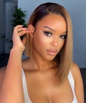 1B/30 Two Tone Cheap Ombre Wigs 150% Density