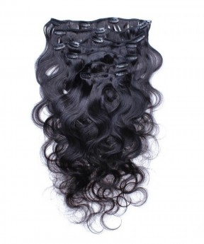 Body Wave Clip in Human Hair Extensions 120g/7pcs
