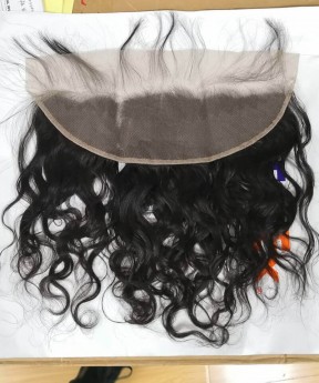 Water Wave 13x4 Lace Frontal Closure Pre Plucked