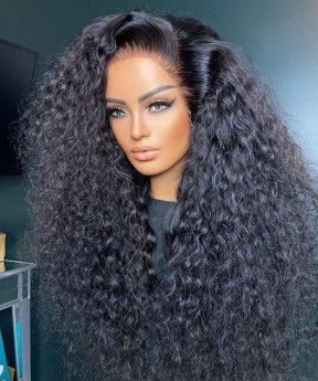 Deep Curly HD Lace Full Lace Human Hair Wigs 10-32 Inches