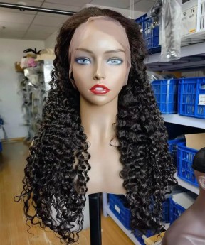 130% Density Loose Curly 13X6 Lace Front Human Hair Wigs