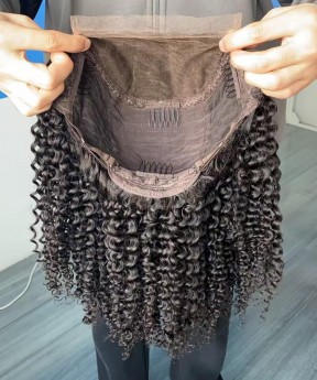 200% Density 6X6 Kinky Curly HD Lace Closure Wigs