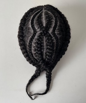 8X10 French Lace Braiding Human Hair Lace Toupee For Men Free Shipping