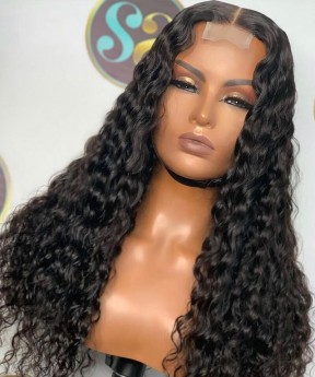 2x6 Loose Curly HD Lace Closure Wigs 130% Density 10-30 Inches