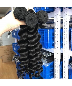 Loose Wave Brazilian Virgin Hair Bundles For Sale 10-30 inches