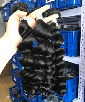 Loose Wave Malaysian Virgin Hair Bundles For Sale