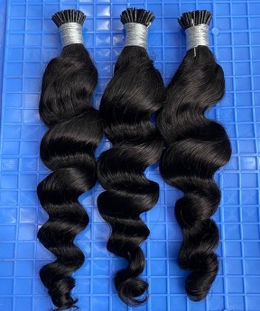 Good Loose Wave I Tip Hair Extension 100 Pieces For One Set 