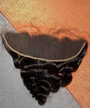 Loose Wavy 13X4 Lace Frontal Closure Pre Plucked With Baby Hair 10-20 Inches
