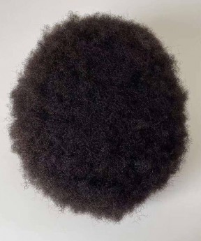 4MM Afro Curly Human Hair Toupee For Men Online Sales