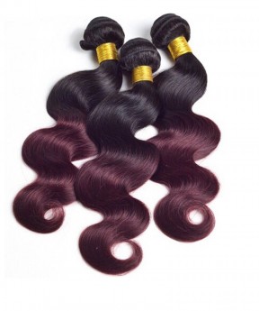 1B/99J Dark Color Body Wave Brazilian Virgin Hair
