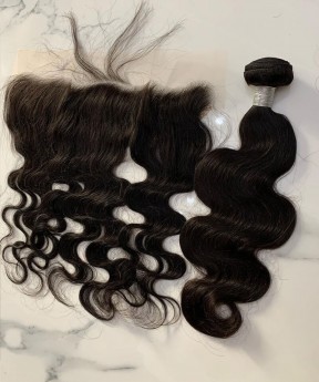 13x6 Lace Frontal Closure With Body Wave Human Hair Weaves