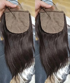 Silk Top Human Hair Lace Closures For Women