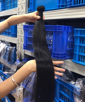 Straight Wave Brazilian Virgin Hair One Bundle To Text Quality