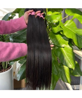 Brazilian Straight Human Virgin Hair Bundles For Sale 3Pics