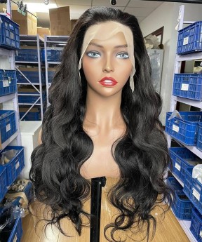 Body Wave 13X6 Lace Front Human Hair Wigs For Black Women